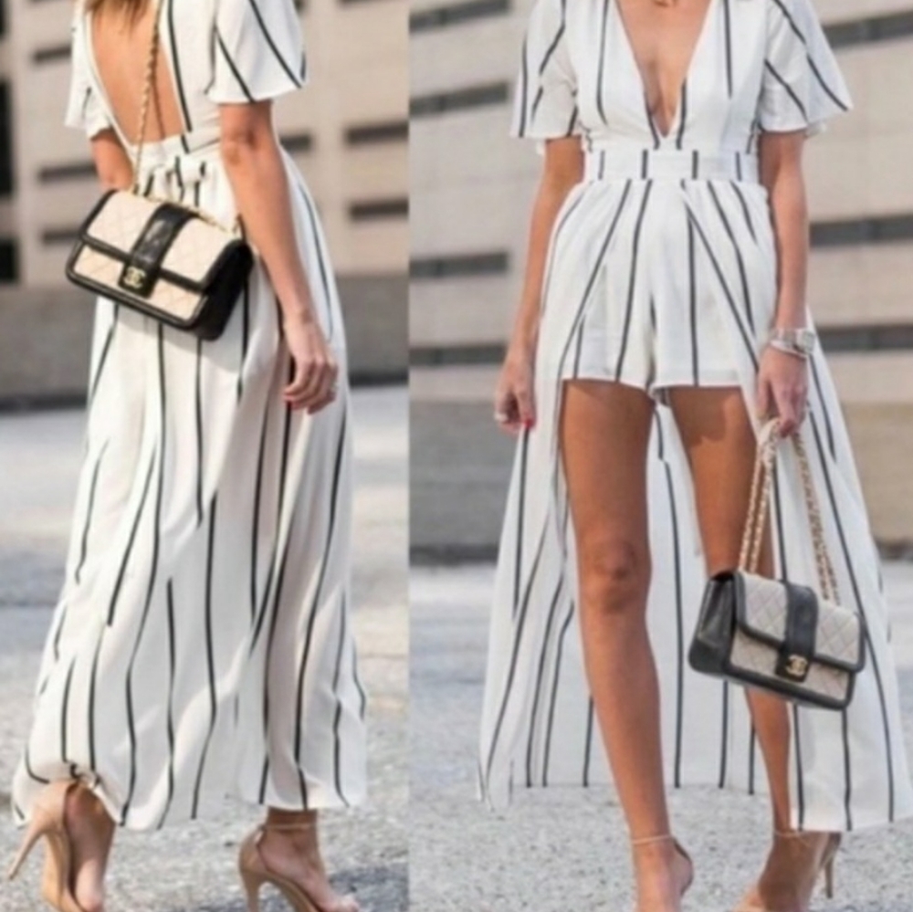 Crystal Doll Black & White Jumper
